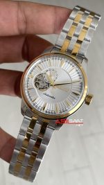 Seiko Presage Beyaz Open Heart 40mm 4R39 Two Tone Gold