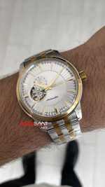 Seiko Presage Beyaz Open Heart 40mm 4R39 Two Tone Gold