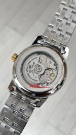 Seiko Presage Open Heart 40mm Beyaz Romen Kadran 4R39 Two Tone Gold