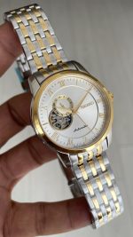 Seiko Presage Open Heart Vintage 40mm Beyaz Romen Kadran 4R39 Two Tone Gold