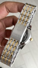 Seiko Presage Open Heart Vintage 40mm Siyah Romen Kadran 4R39 Two Tone Gold