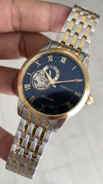 Seiko Presage Open Heart Vintage 40mm Siyah Romen Kadran 4R39 Two Tone Gold