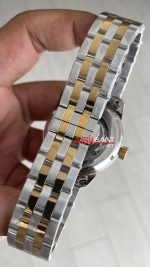 Seiko Presage Siyah Open Heart 40mm 4R39 Two Tone Gold
