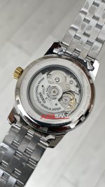 Seiko Presage Siyah Open Heart 40mm 4R39 Two Tone Gold