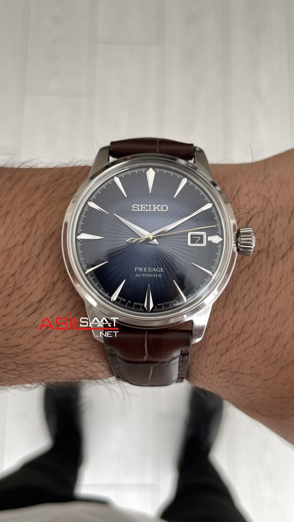 Seiko Presage SRPK15J1 Cocktail Time Mavi Kadran