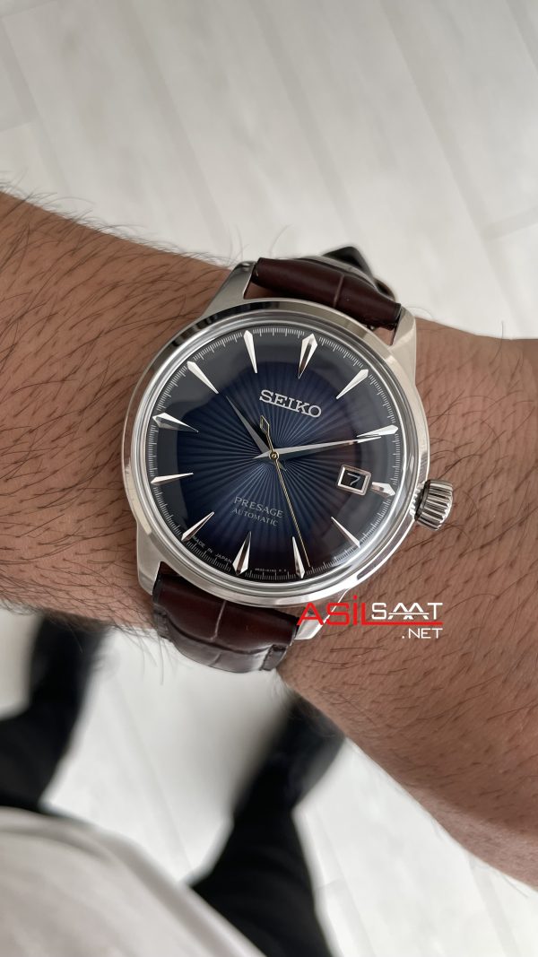 Seiko Presage SRPK15J1 Cocktail Time Mavi Kadran