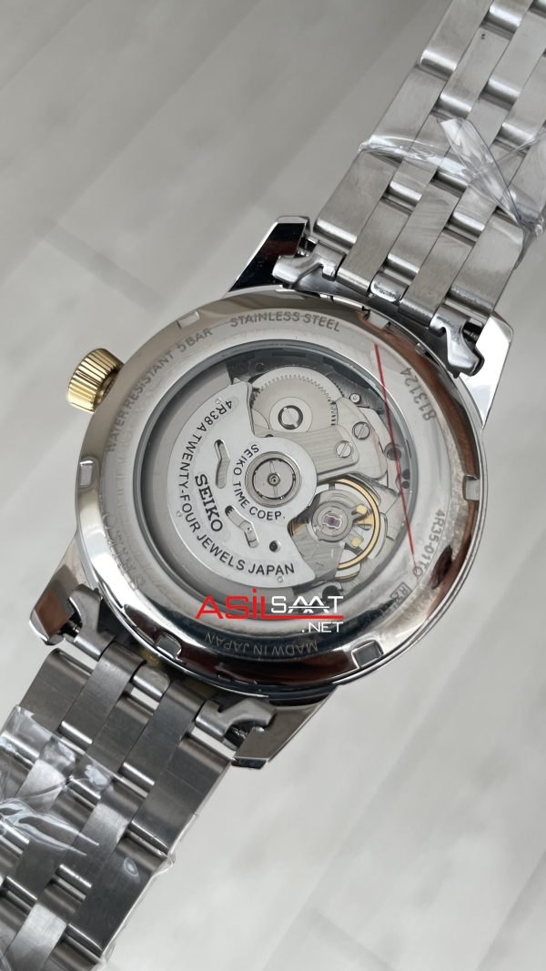 Seiko Presage Yeşil Open Heart Coktail 40mm 4R38 Two Tone Gold
