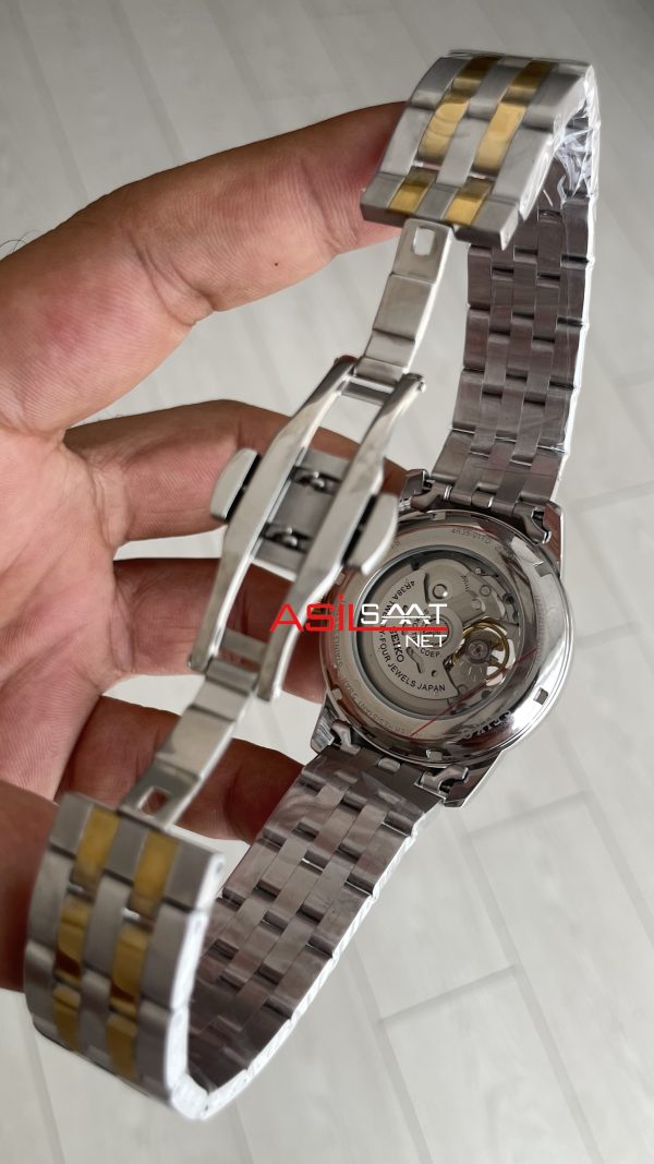 Seiko Presage Yeşil Open Heart Coktail 40mm 4R38 Two Tone Gold