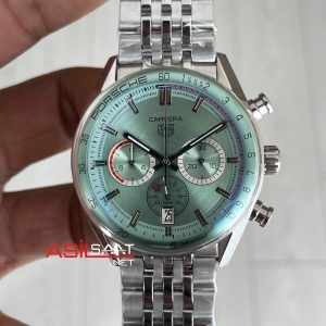TAG Heuer Porsche Carrera Jubilee Su Yeşili Kadran 41mm Replika Saat
