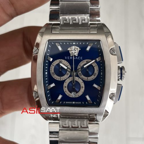 Versace Dominus VE6H00423 Mavi Kadran 42mm Erkek Kol Saati