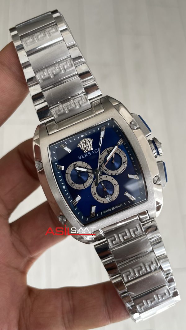 Versace Dominus VE6H00423 Mavi Kadran 42mm Erkek Kol Saati Versace Dominus VE6H00423 Mavi Kadran 42mm Erkek Kol Saati