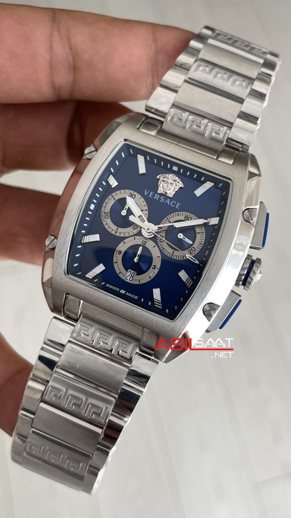 Versace Dominus VE6H00423 Mavi Kadran 42mm Erkek Kol Saati Versace Dominus VE6H00423 Mavi Kadran 42mm Erkek Kol Saati