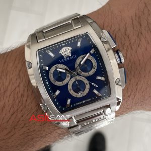 Versace Dominus VE6H00423 Mavi Kadran 42mm Erkek Kol Saati