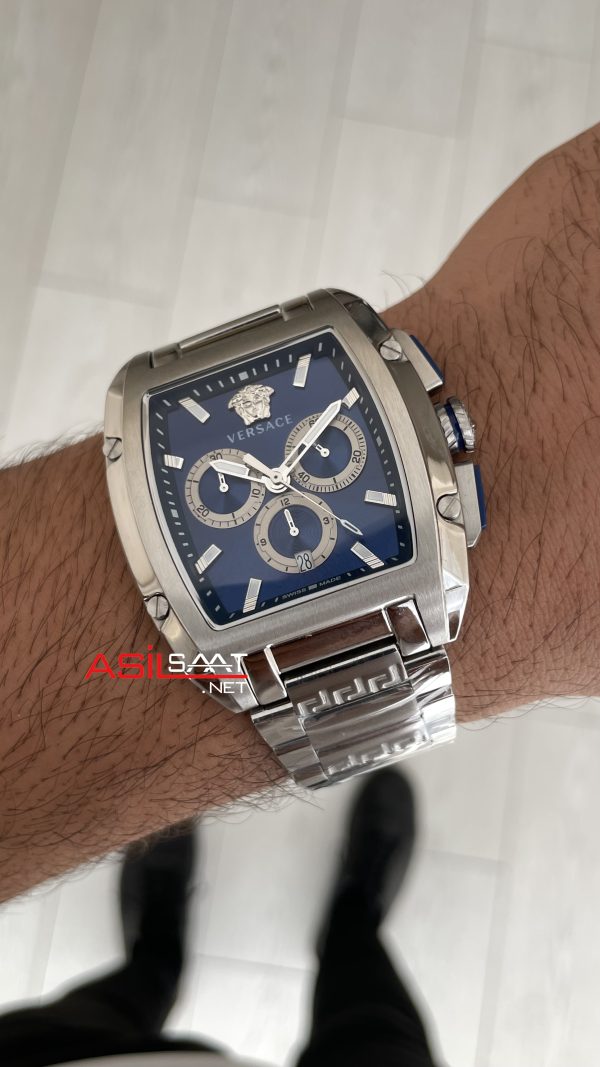 Versace Dominus VE6H00423 Mavi Kadran 42mm Erkek Kol Saati Versace Dominus VE6H00423 Mavi Kadran 42mm Erkek Kol Saati
