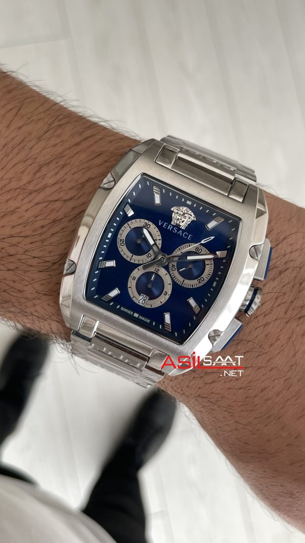 Versace Dominus VE6H00423 Mavi Kadran 42mm Erkek Kol Saati Versace Dominus VE6H00423 Mavi Kadran 42mm Erkek Kol Saati