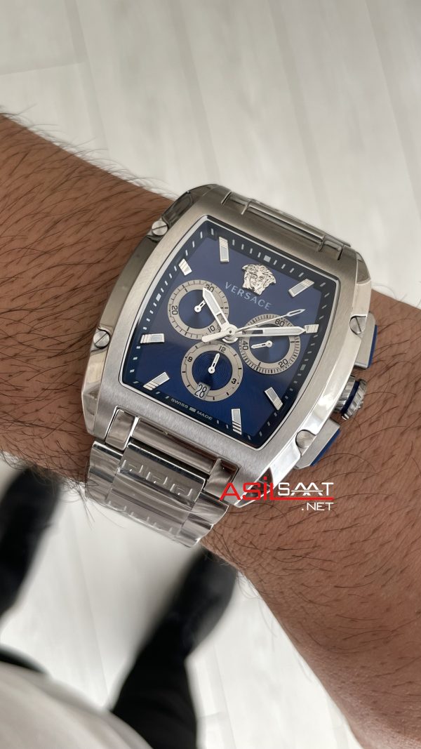 Versace Dominus VE6H00423 Mavi Kadran 42mm Erkek Kol Saati Versace Dominus VE6H00423 Mavi Kadran 42mm Erkek Kol Saati