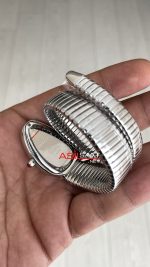 Bulgari Serpenti Tubogas Diamond Siyah Kadran 103434 Silver 35mm Kadın Kol Saati