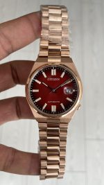 Citizen Tsuyosa Kırmızı Rosegold Replika Saat