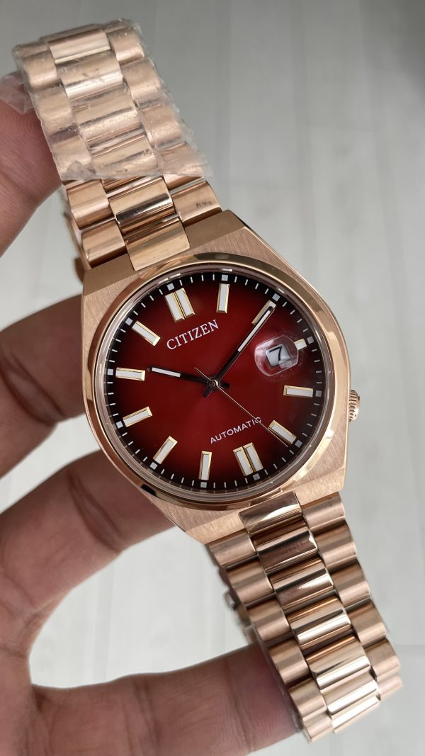 Citizen Tsuyosa Kırmızı Rosegold Replika Saat Citizen Tsuyosa Kırmızı Rosegold Replika Saat