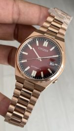 Citizen Tsuyosa Kırmızı Rosegold Replika Saat