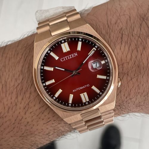 Citizen Tsuyosa Kırmızı Rosegold Replika Saat