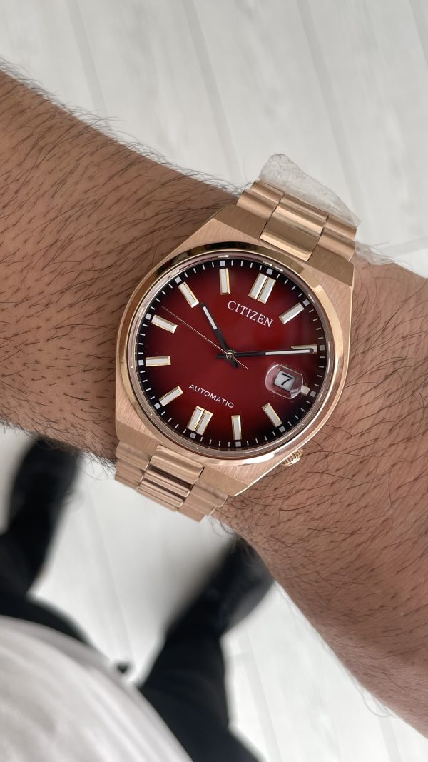 Citizen Tsuyosa Kırmızı Rosegold Replika Saat Citizen Tsuyosa Kırmızı Rosegold Replika Saat