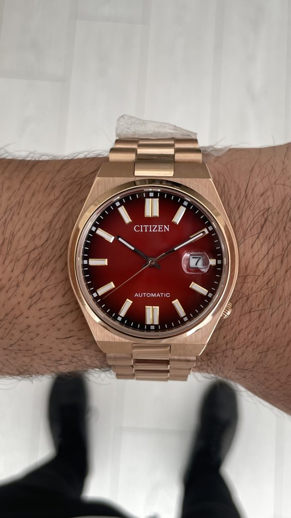 Citizen Tsuyosa Kırmızı Rosegold Replika Saat Citizen Tsuyosa Kırmızı Rosegold Replika Saat
