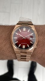 Citizen Tsuyosa Kırmızı Rosegold Replika Saat