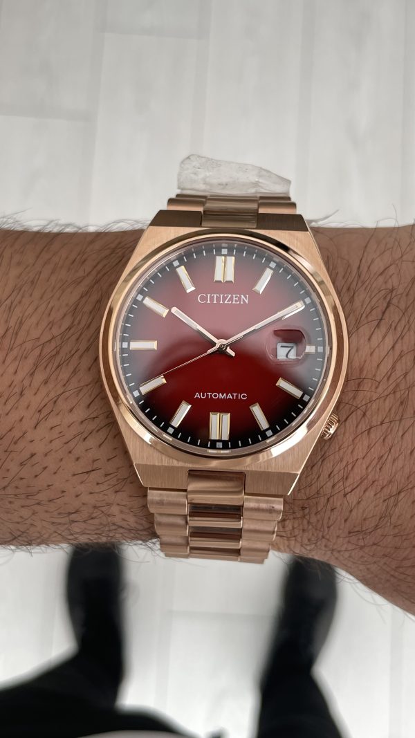 Citizen Tsuyosa Kırmızı Rosegold Replika Saat Citizen Tsuyosa Kırmızı Rosegold Replika Saat