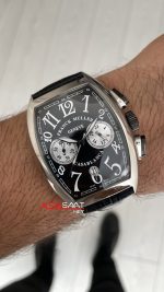 Franck Muller Casablanca Chronograph Siyah Kadran 40mm Silver Replika Saat