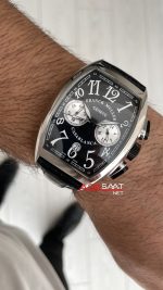 Franck Muller Casablanca Chronograph Siyah Kadran 40mm Silver Replika Saat