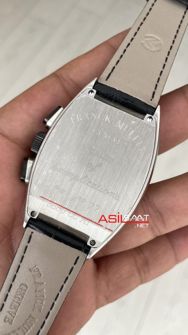 Franck Muller Casablanca Chronograph Siyah Kadran 40mm Silver Replika Saat Franck Muller Casablanca Chronograph Siyah Kadran 40mm Silver Replika Saat