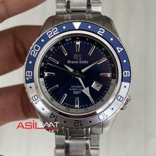 Grand Seiko GMT Sport Collection 44mm Mavi Kadran Replika Saat
