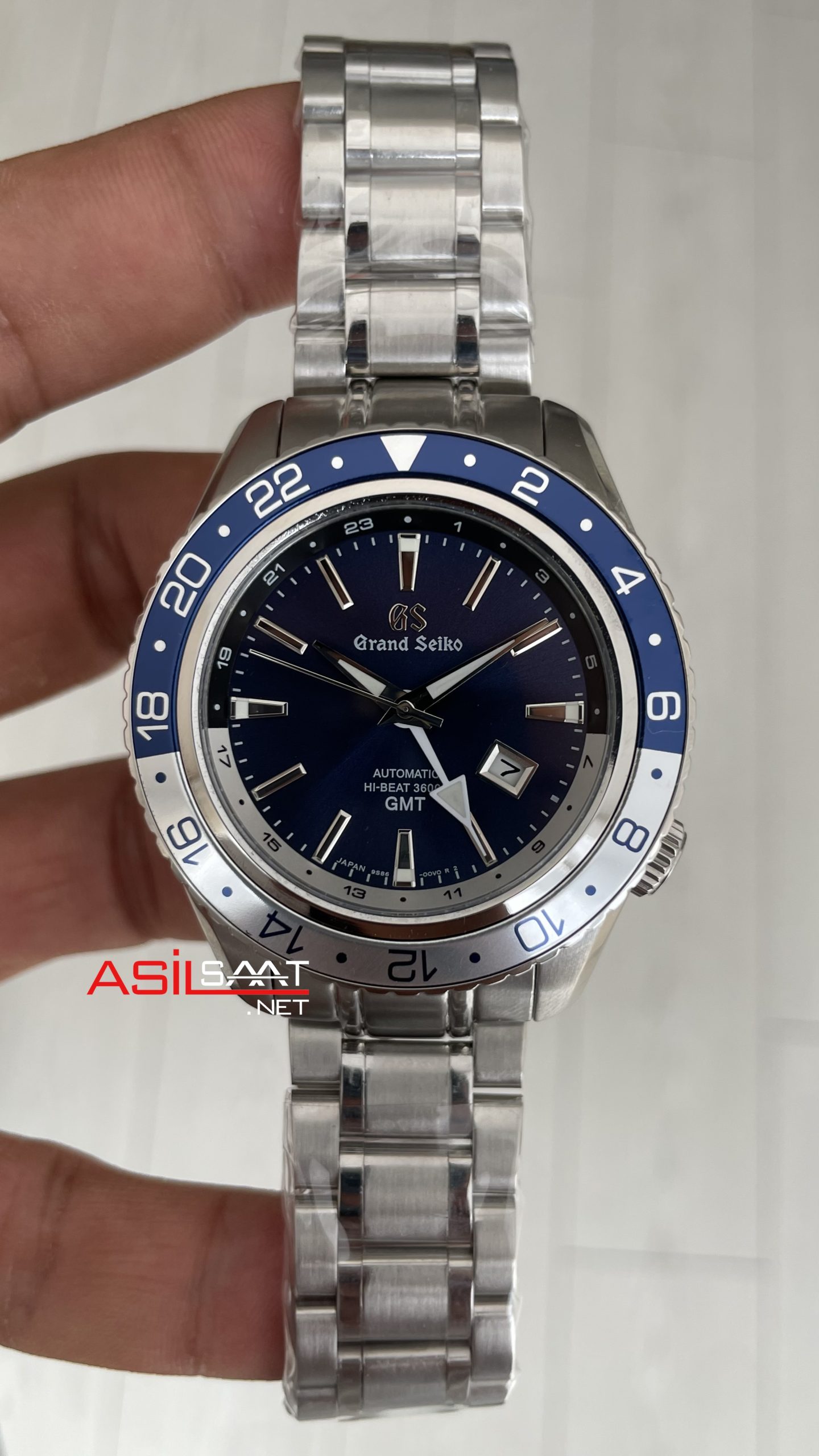 Grand Seiko GMT Sport Collection 44mm Mavi Kadran Replika Saat
