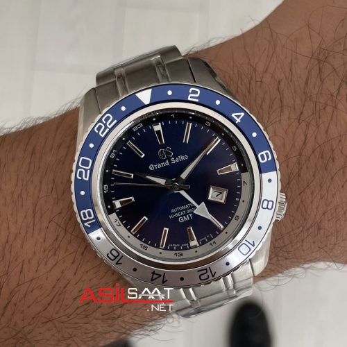 Grand Seiko GMT Sport Collection 44mm Mavi Kadran Replika Saat