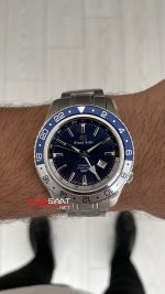 Grand Seiko GMT Sport Collection 44mm Mavi Kadran Replika Saat