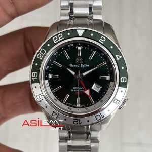 Grand Seiko GMT Sport Collection 44mm Yeşil Kadran Replika Saat