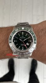 Grand Seiko GMT Sport Collection 44mm Yeşil Kadran Replika Saat