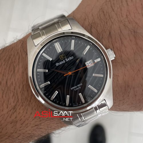 Grand Seiko Siyah Kadran 42mm Silver