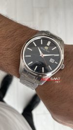 Grand Seiko Siyah Kadran 42mm Silver