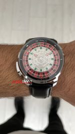 Jacob & Co. Casino Rulet Dimamond Siyah Kadran 44mm Silver Replika Saat