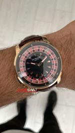 Jacob & Co. Casino Rulet Kahverengi 44mm Rosegold Replika Saat