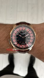 Jacob & Co. Casino Rulet Kahverengi 44mm Rosegold Replika Saat