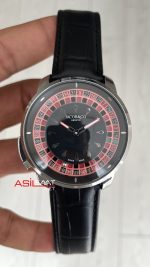 Jacob & Co. Casino Rulet Siyah Kadran 44mm Silver Replika Saat