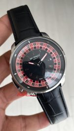 Jacob & Co. Casino Rulet Siyah Kadran 44mm Silver Replika Saat