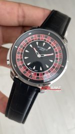 Jacob & Co. Casino Rulet Siyah Kadran 44mm Silver Replika Saat
