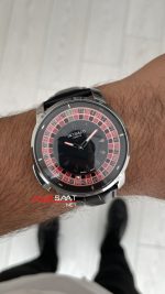 Jacob & Co. Casino Rulet Siyah Kadran 44mm Silver Replika Saat