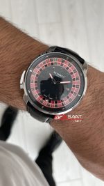 Jacob & Co. Casino Rulet Siyah Kadran 44mm Silver Replika Saat