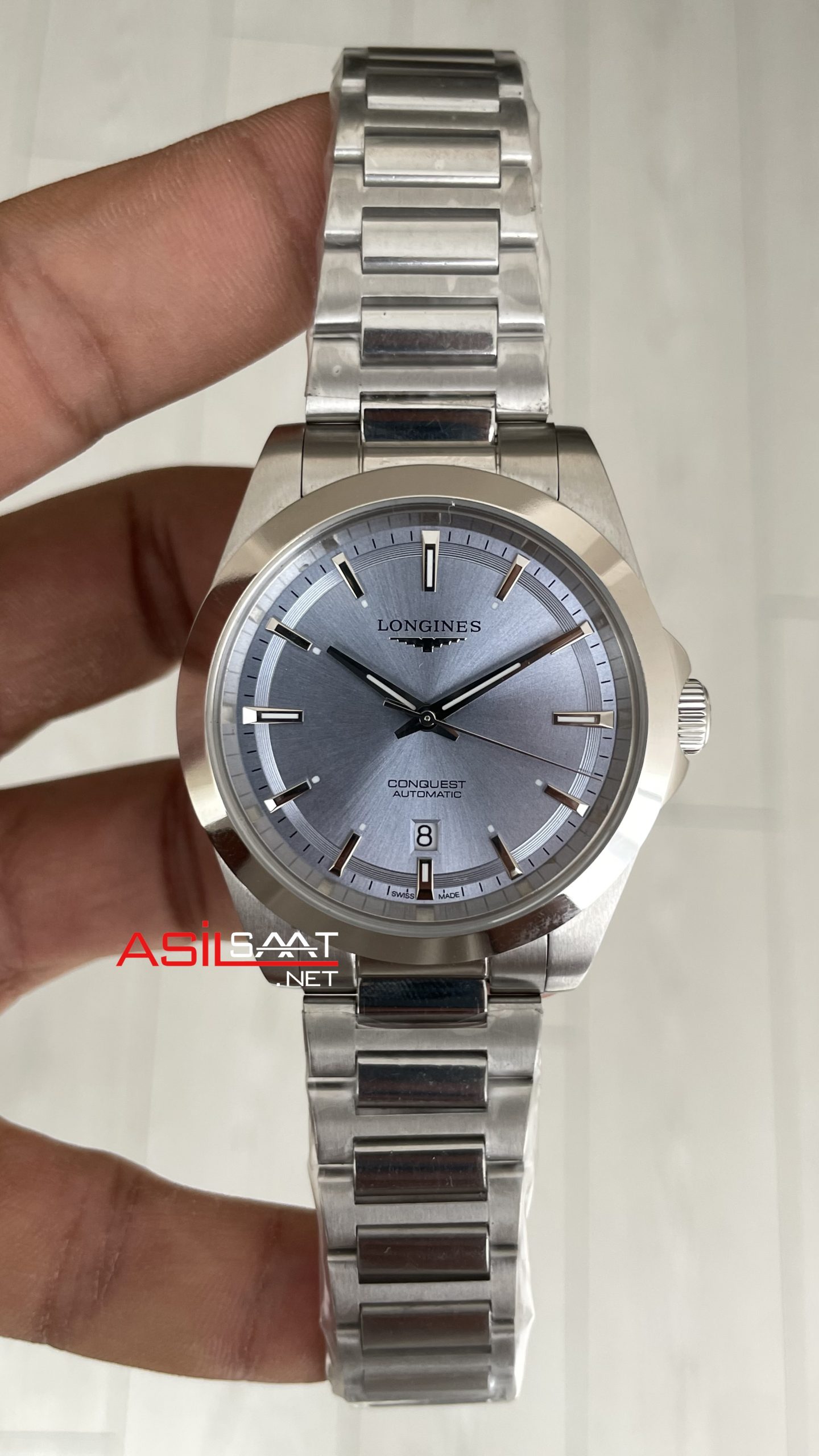 Longines Conquest Buz Mavisi 41mm