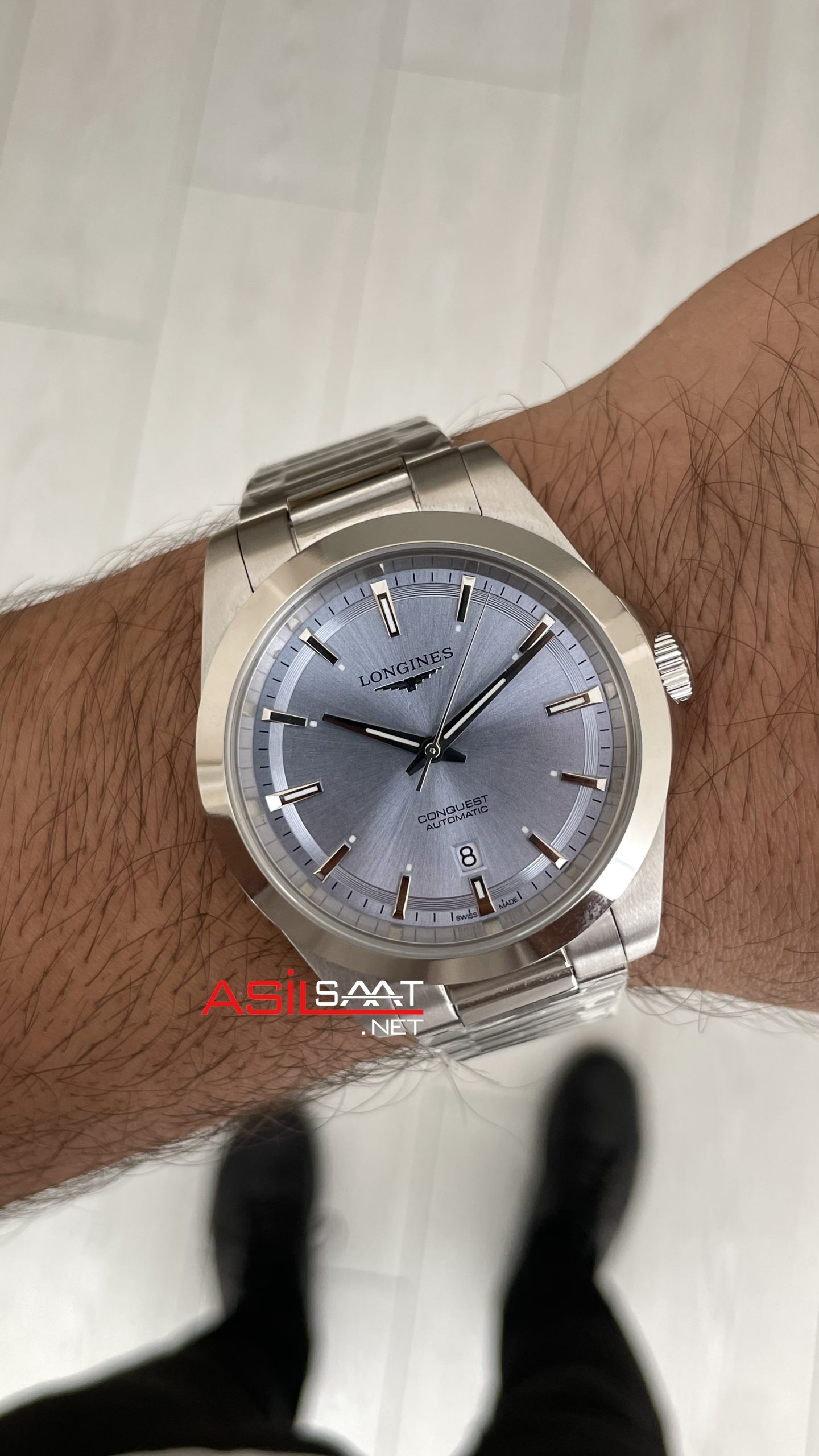 Longines Conquest Buz Mavisi 41mm